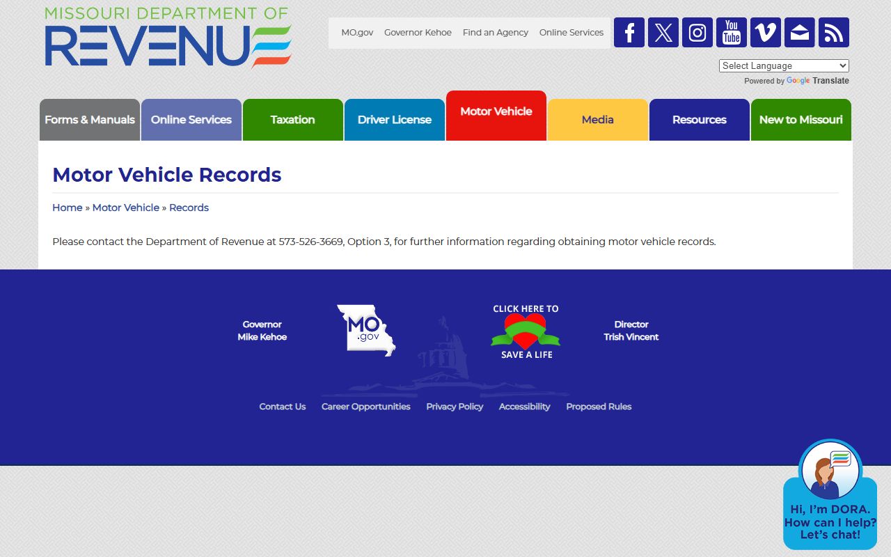 Lafayette County arrest records and court charges Missouri DOR records