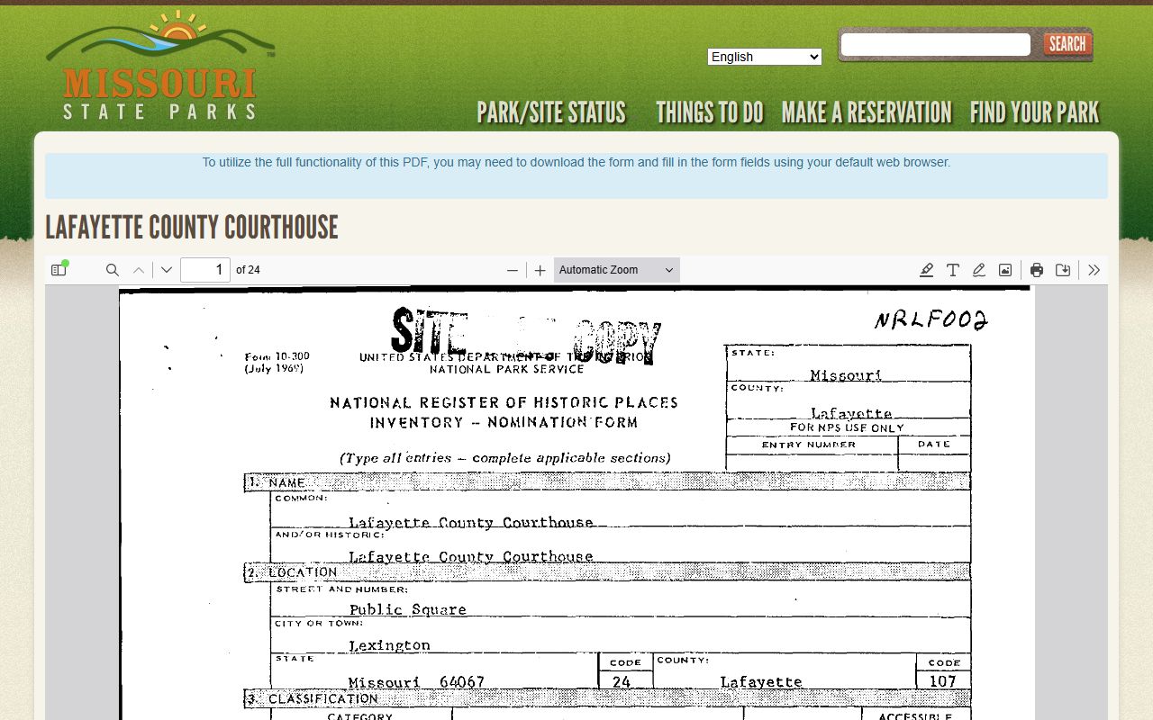 Lafayette County probate records courthouse history source